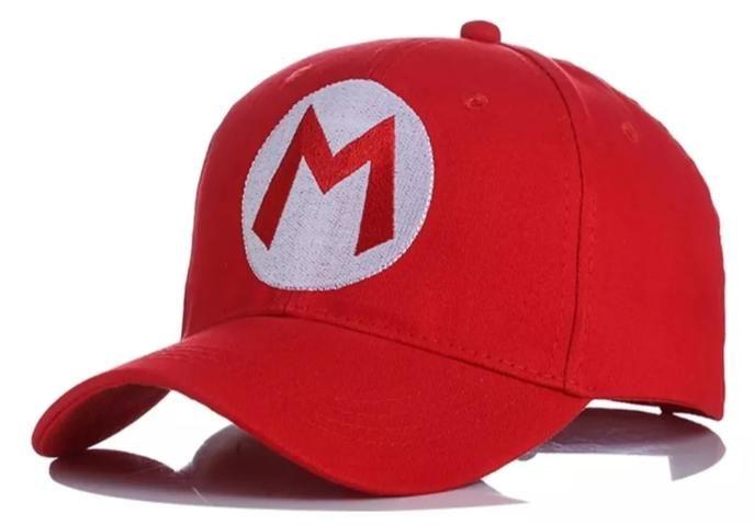 Imagem de Boné Estilo Beisebol Super Mario Bross Geek Ajustável Estilo
