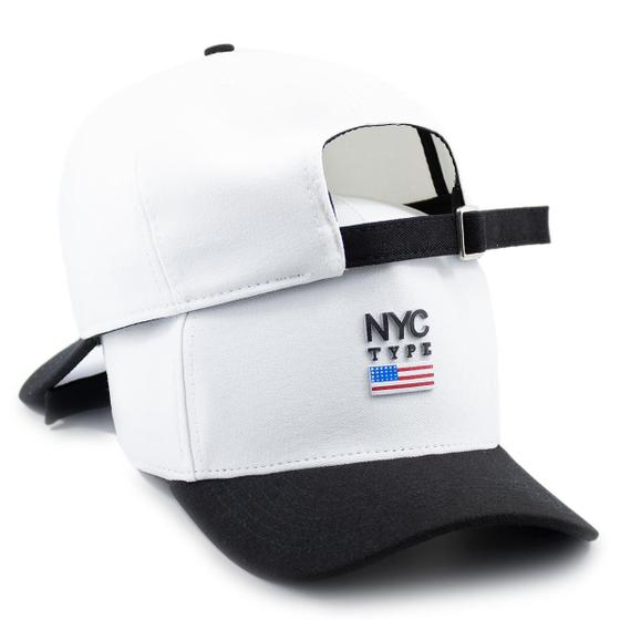 Imagem de Boné Eua New York City Ny Aba Curvada Fitão Snapback