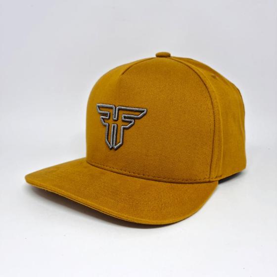 Imagem de Boné Fallen Snapback Sarja Bordado Caramelo Aba Curva