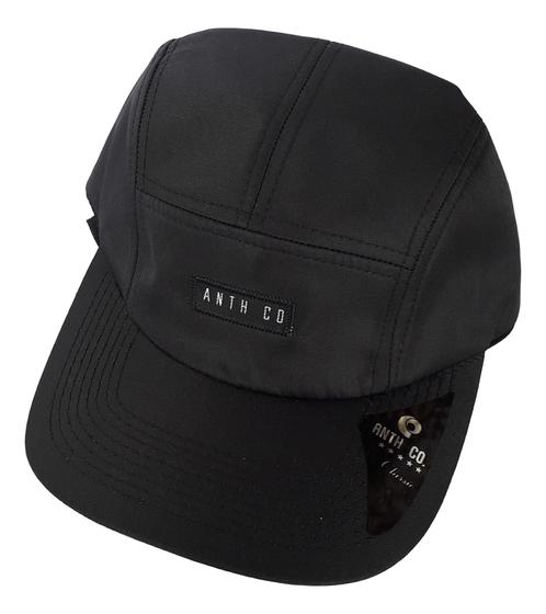 Bone Five Panel Aba Curva Strapback Fita Anth co Logo Imagem de Bone Five Panel Aba Curva Strapback Fita Anth co Logo