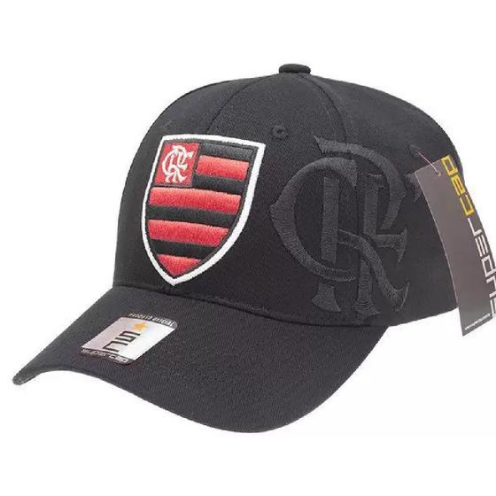 Imagem de Boné flamengo oficial zico ajustável aba curva strapback nf