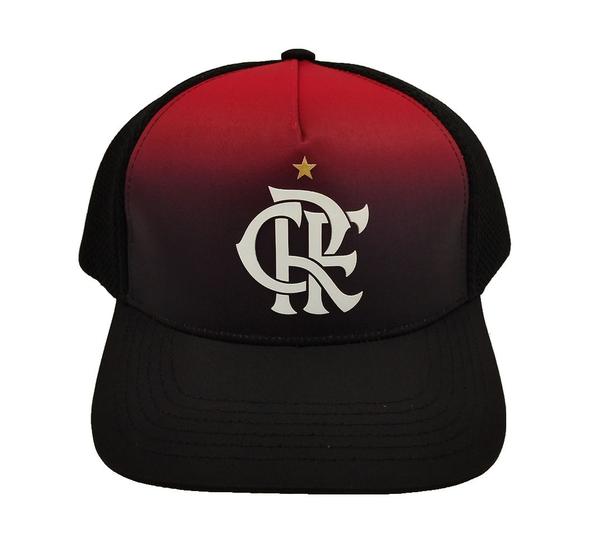 Imagem de Bone Flamengo SuperCap Escudo Aba Curva Trucker - Oficial