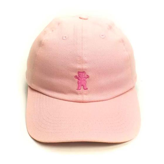 Imagem de Boné grizzly aba curva og bear dad hat rosa