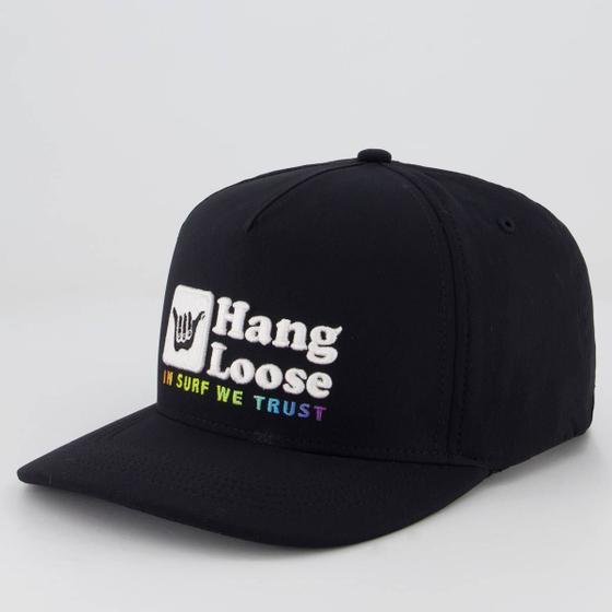 Imagem de Boné Hang Loose Hangbow Preto e Branco