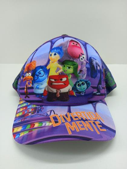 Imagem de Boné Infantil Colorido Proteção Uv Com Regulagem Divertidamente
