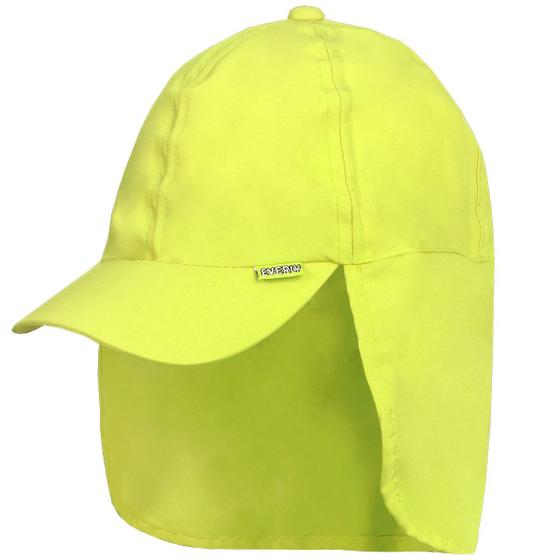 Imagem de Boné Infantil Proteção UV Microfibra Amarelo Neon Everly