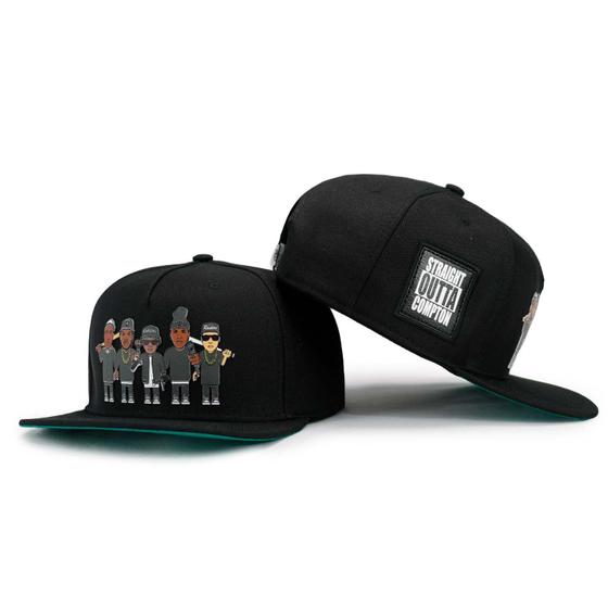 Imagem de Boné Joker Snapback Aba Reta NWA Family Preto JOK-179