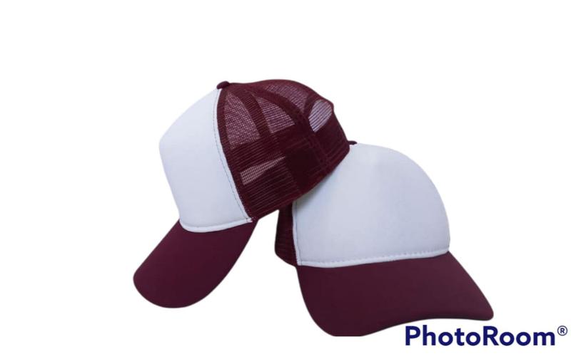 Boné Liso Trucker Frente Branca com Tela de Varias Cores - Aba Curva ...