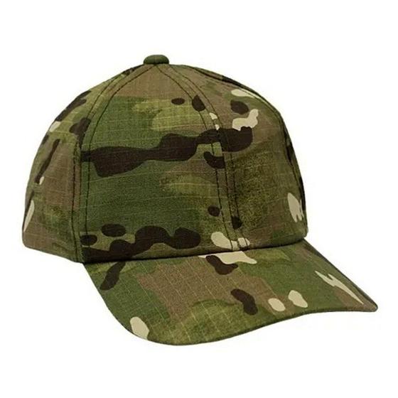 Imagem de Boné Militar Rip Stop Liso Camuflado Multicam