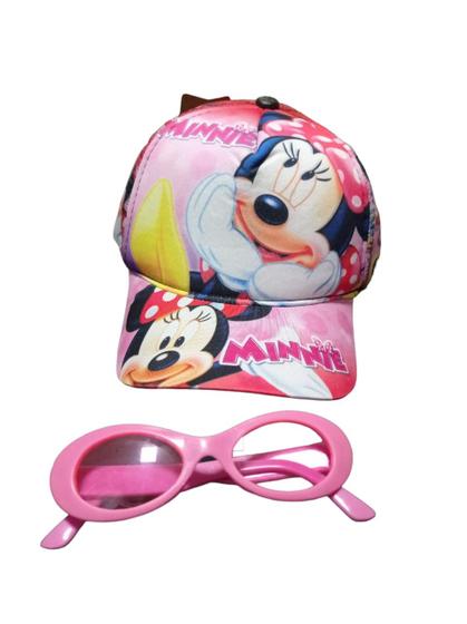 Imagem de Boné Minnie Com Oculos Rosa Infantitl 