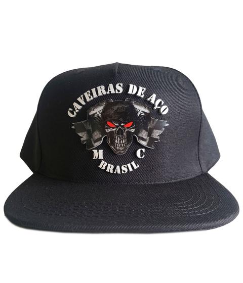 Imagem de Boné Motoclube Caveiras De Aço Oficial - Snapback