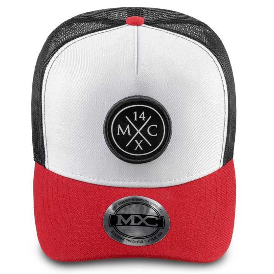 Imagem de Boné MXC BRASIL Aba Curva Snapback Ajustável Mandala Trucker Redinha Telinha