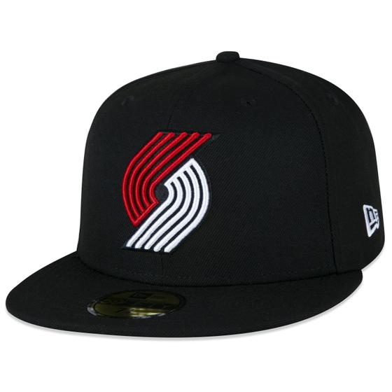 Imagem de Bone New Era 59FIFTY Aba Reta NBA Portland Trail Blazers