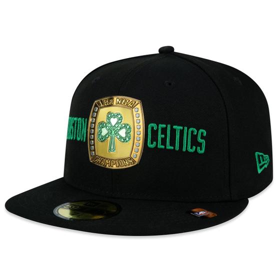 Imagem de Bone New Era 59FIFTY Fitted Boston Celtics 18X Champions