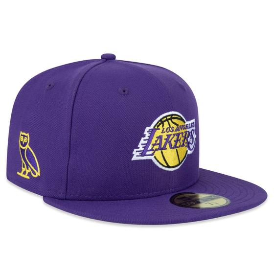 Imagem de Bone New Era 59FIFTY Fitted OVO Los Angeles Lakers