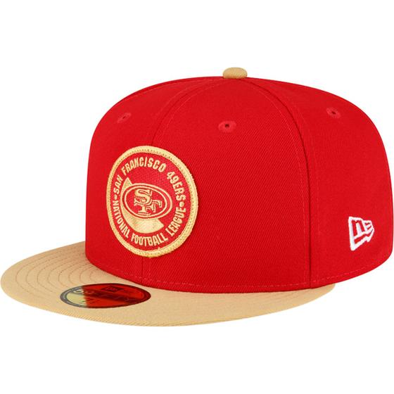 Imagem de Bone New Era 59FIFTY Fitted San Francisco 49ers Sideline 2023 Team Patch