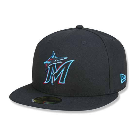 Imagem de Boné New Era 59FIFTY Miami Marlins MLB Fitted