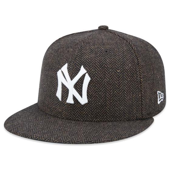 Imagem de Bone New Era 59FIFTY MLB New York Yankees Modern Classic Fitted Aba Reta Aba Reta Fitted Marrom