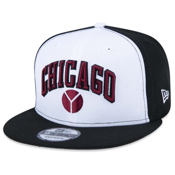 Imagem de Bone New Era 9FIFTY NBA City Edition Chicago Bulls Aba Reta Aba Reta Snapback Preto