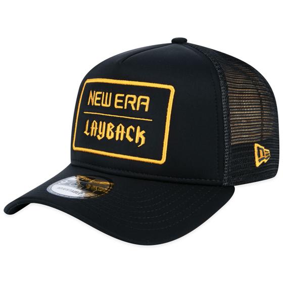 Imagem de Boné New Era 9FORTY A-Frame Trucker Collab Layback 10 Anos