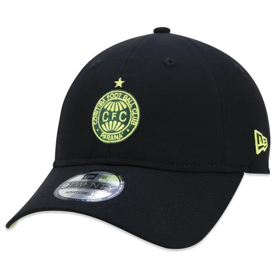 Imagem de Bone New Era 9TWENTY Strapback Aba Curva Futebol Coritiba Aba Curva Strapback Preto