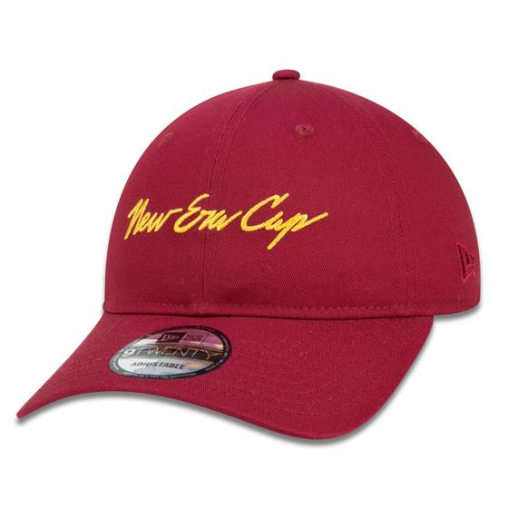 Imagem de Bone New Era 9TWENTY Strapback Classic Aba Curva Vermelho Escuro Aba Curva Strapback Vermelho Escuro