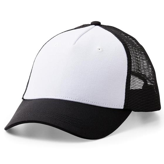 Imagem de Boné para estampar Trucker Hat Cricut - Preto e Branco 3 unid