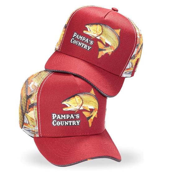 Imagem de Boné Pescador Pampas Country Peixe Dourado Trucker Unissex