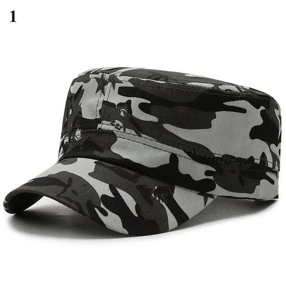 Imagem de Boné Quepe Camuflado Militar Paintboll Ajustável N1