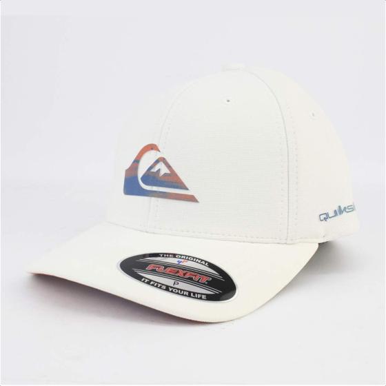 Imagem de Boné Quiksilver Flexfit Gradient Logo Signature White P