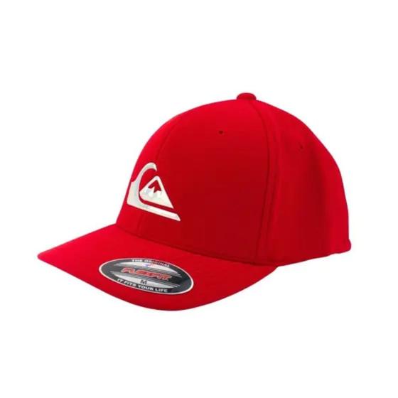 Imagem de Boné Quiksilver Red Aba Curva Hologram 3D Logo