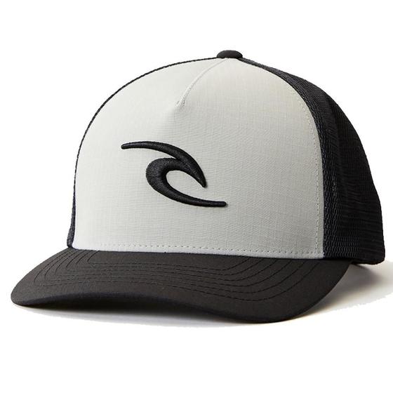 Imagem de Boné Rip Curl Aba Curva Tepan Trucker PretoCinza