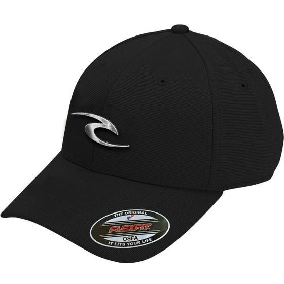 Imagem de Boné Rip Curl Wave Icon Metal Logo Flexfit Black