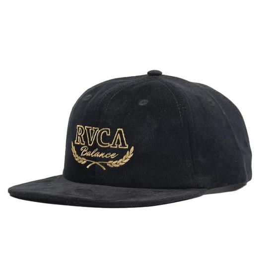 Imagem de Boné RVCA Aba Reta Laurels Cord Snapback WT24 Preto