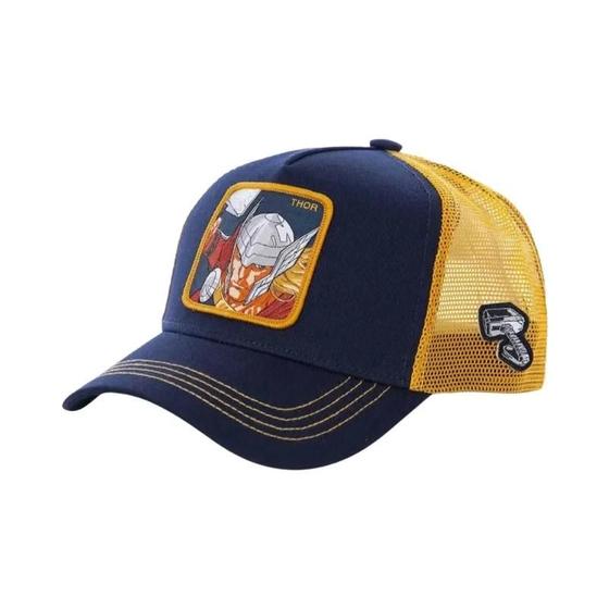 Imagem de Boné Snapback de Beisebol Marvel - Unissex, Algodão, Desenho Animado