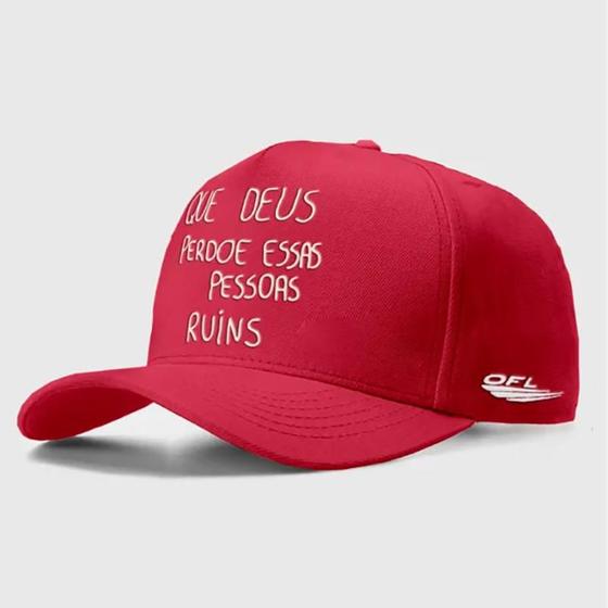 Imagem de Boné Snapback OFL Pessoas Ruins Pink