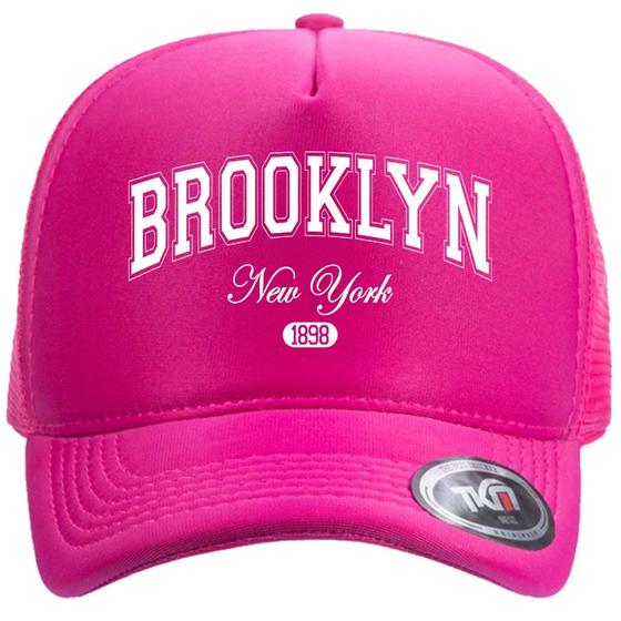 Imagem de Boné Trucker Com Telinha e Ajuste Snapback Brooklyn New York