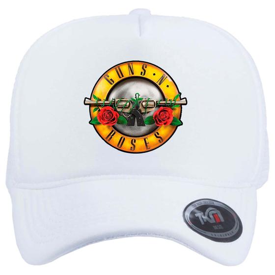 Imagem de Boné Trucker Com Telinha e Ajuste Snapback Guns n' Roses