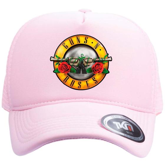 Imagem de Boné Trucker Com Telinha e Ajuste Snapback Guns n' Roses