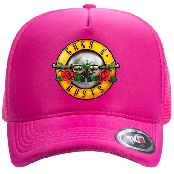 Imagem de Boné Trucker Com Telinha e Ajuste Snapback Guns n' Roses
