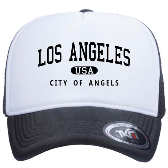 Imagem de Boné Trucker Com Telinha e Ajuste Snapback Los Angeles City of Angels