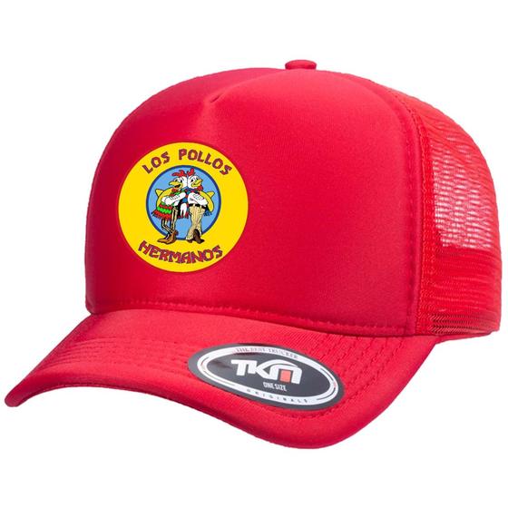 Imagem de Boné Trucker Com Telinha e Ajuste Snapback Los Pollos Hermanos Breaking Bad