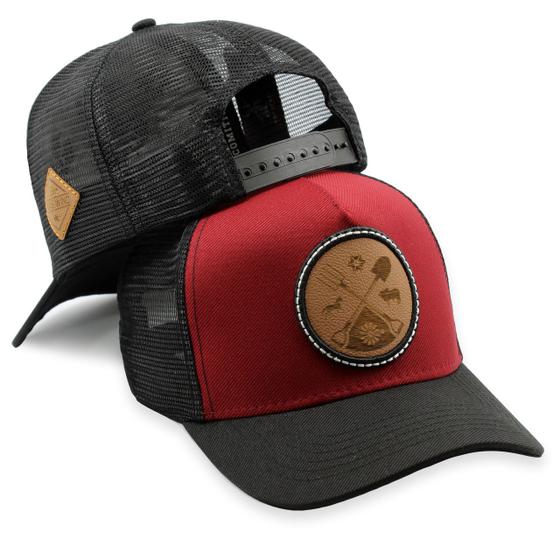 Imagem de Boné Trucker Country Masculino Aba Curva