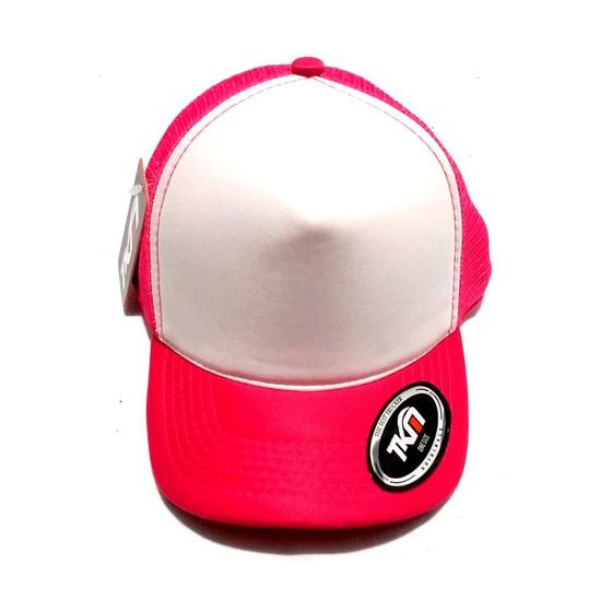 Imagem de Boné Trucker Infantil Pink e Branco