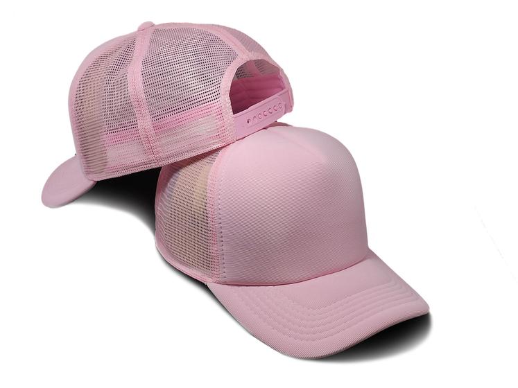 Imagem de Boné Trucker Liso Telinha Aba Curvada Com Regulagem