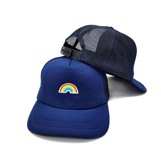 Imagem de Boné Trucker Snapback ul Lgbt Arco-Íris Original Côrte