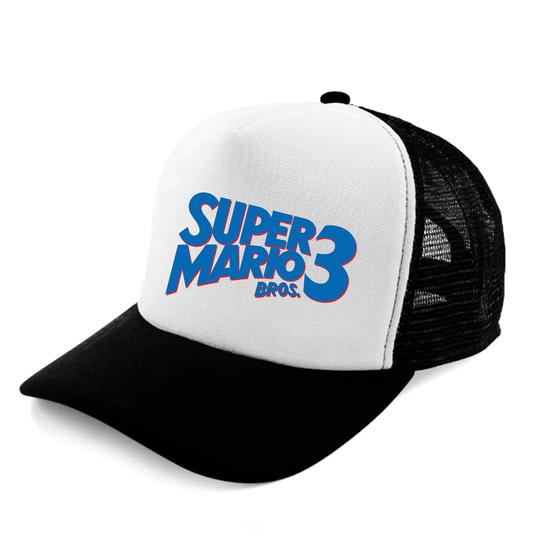 Imagem de Boné Trucker Super Mario Bros Geek Nerd Games Séries Gamer