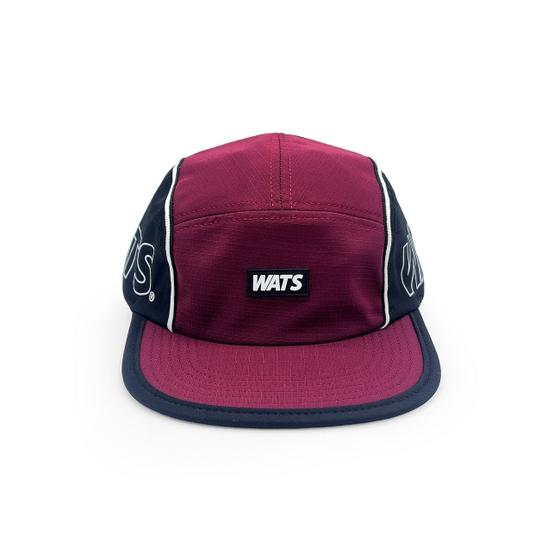 Imagem de Boné wats five panel outline - preto+bordo