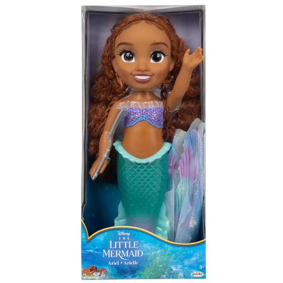 Imagem de Boneca A Pequena Sereia O Filme Ariel de 37cm Disney Sunny