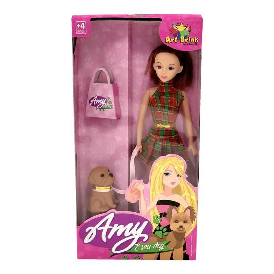 Imagem de Boneca Amy e seu Dog 841389 Modelo 3 - Art Brink